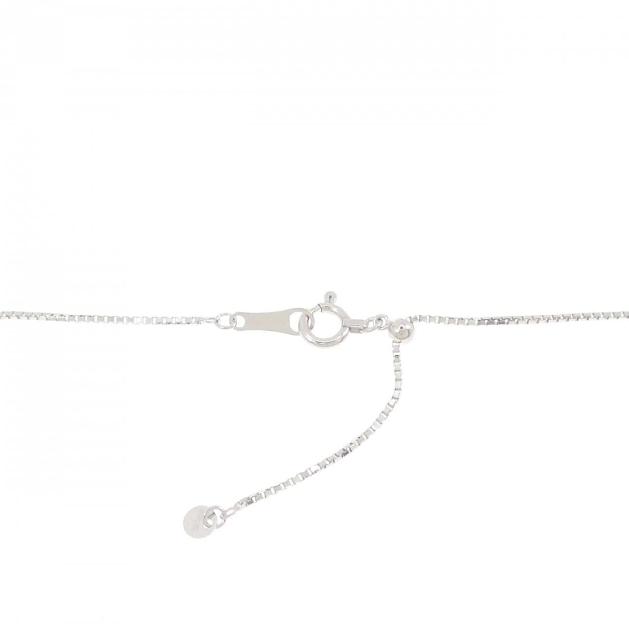 K18WG ダイヤモンド ネックレス 0.10CT