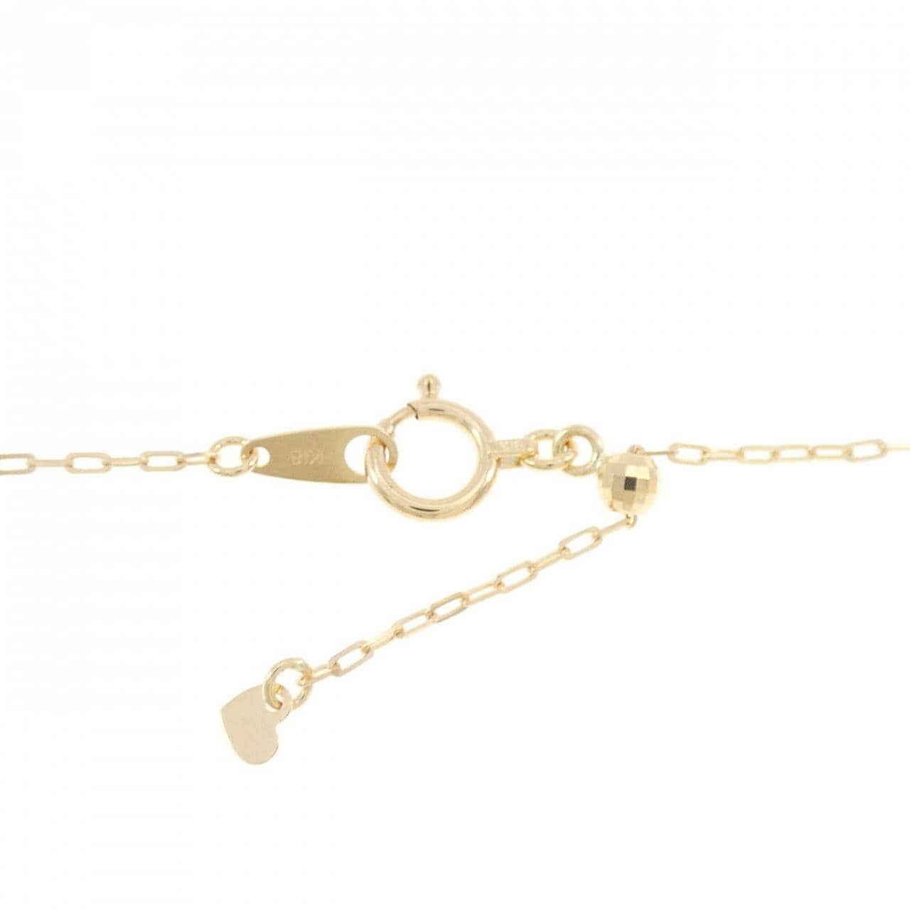 K18YG ダイヤモンド ネックレス 0.28CT