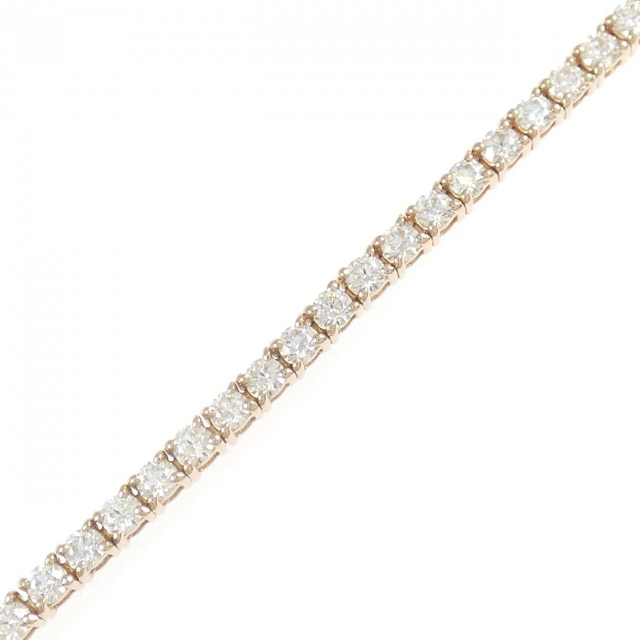 K18PG ダイヤモンド ブレスレット 3.00CT