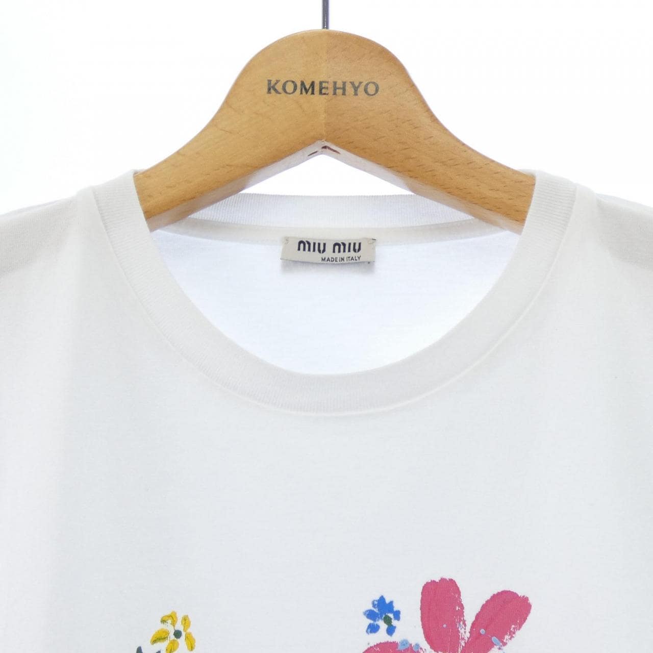 ミュウミュウ MIU MIU MJN212 1WVN Tシャツ