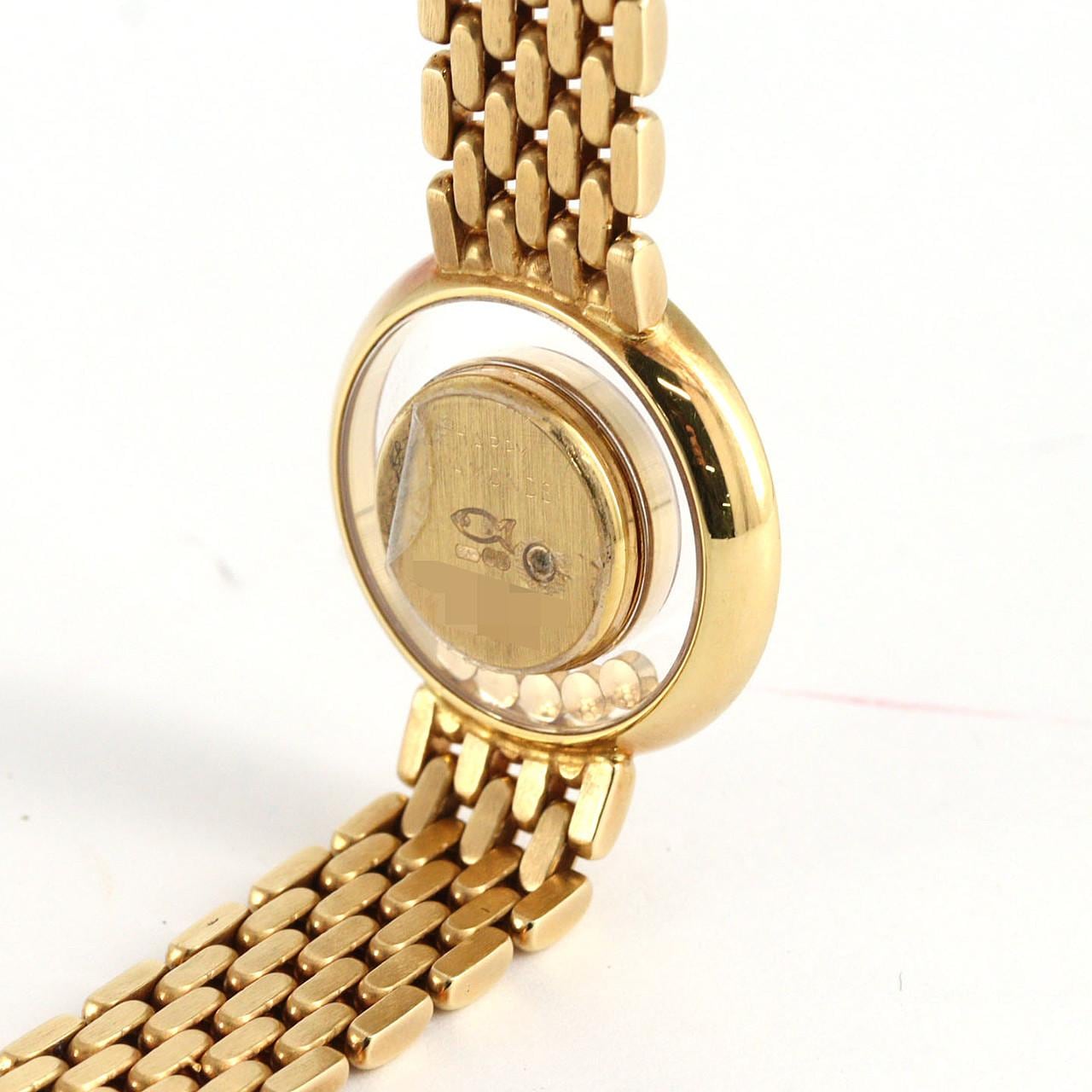 ショパール ハッピーダイヤモンド YG/D･5P YG クォーツ