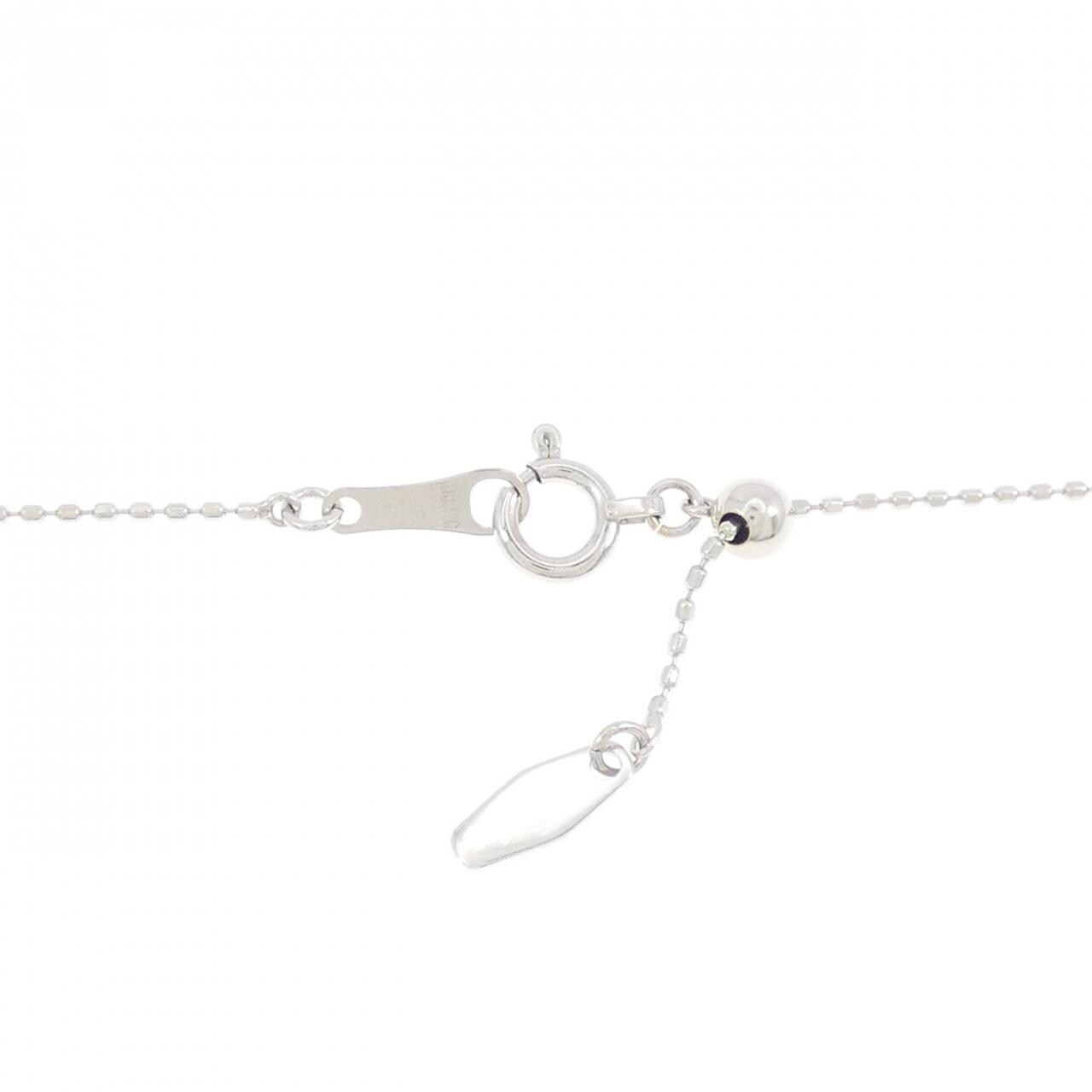 K18WG タンザナイト ネックレス 0.80CT