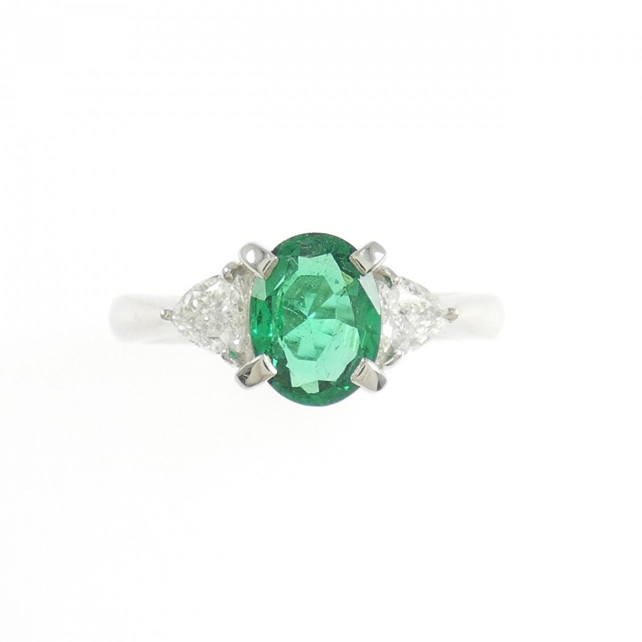 PT900 エメラルド リング 0.83CT