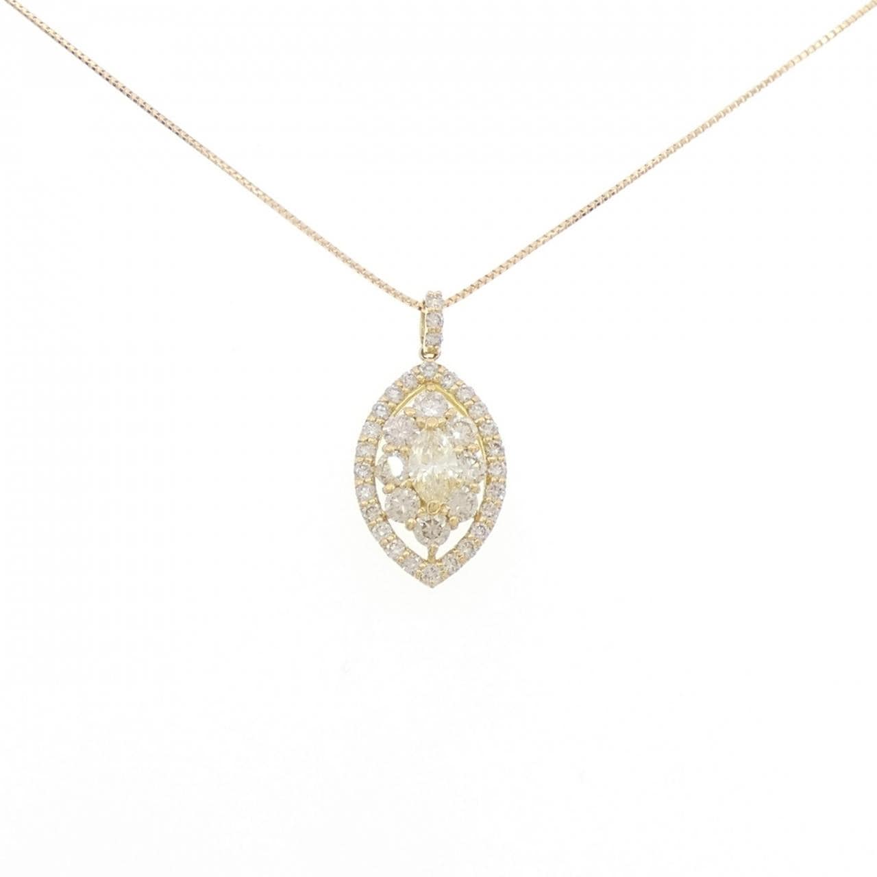 【新品】K18YG ダイヤモンド ネックレス 1.00CT