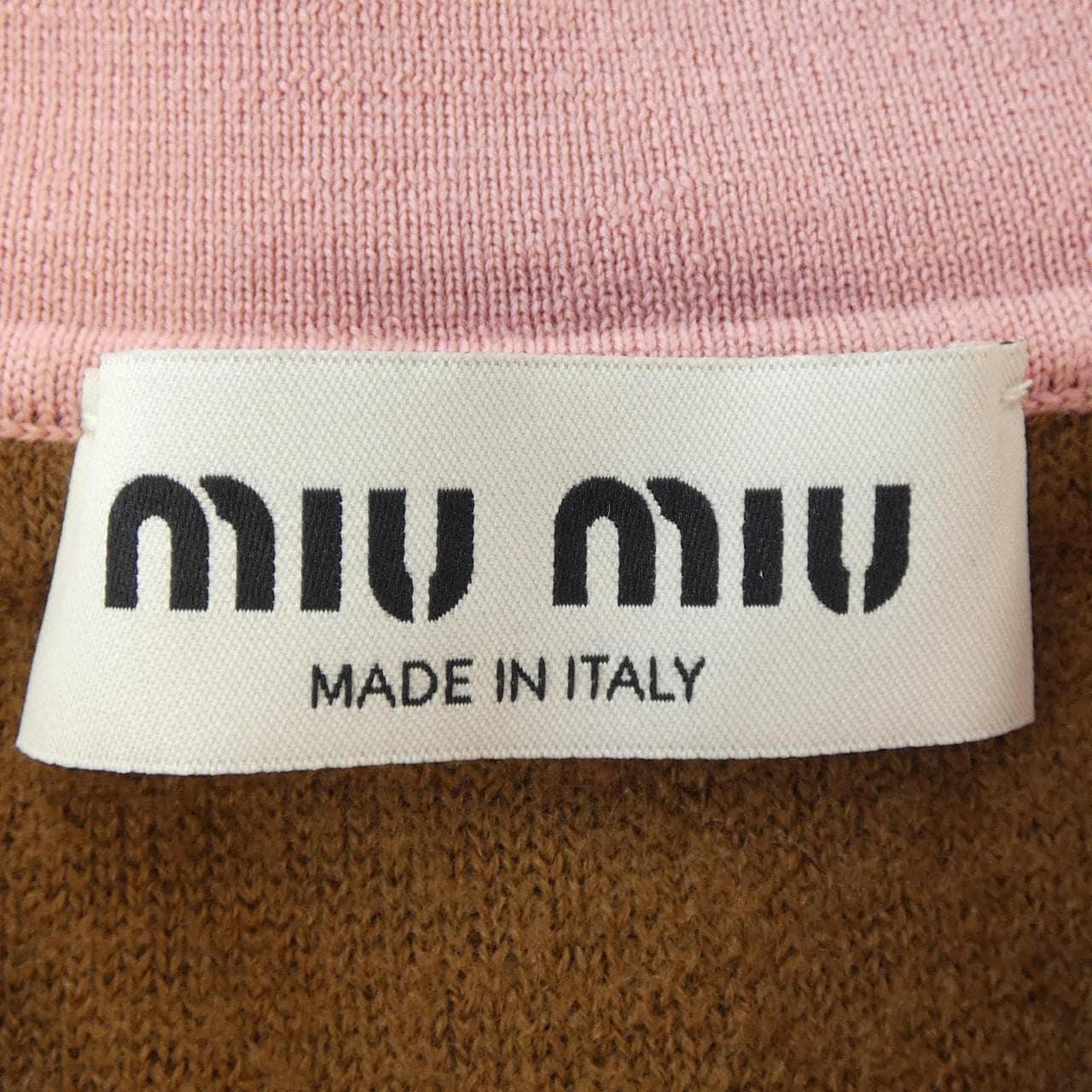 ミュウミュウ MIU MIU ポロセーター MMLA57 SOOO 16ON ニット