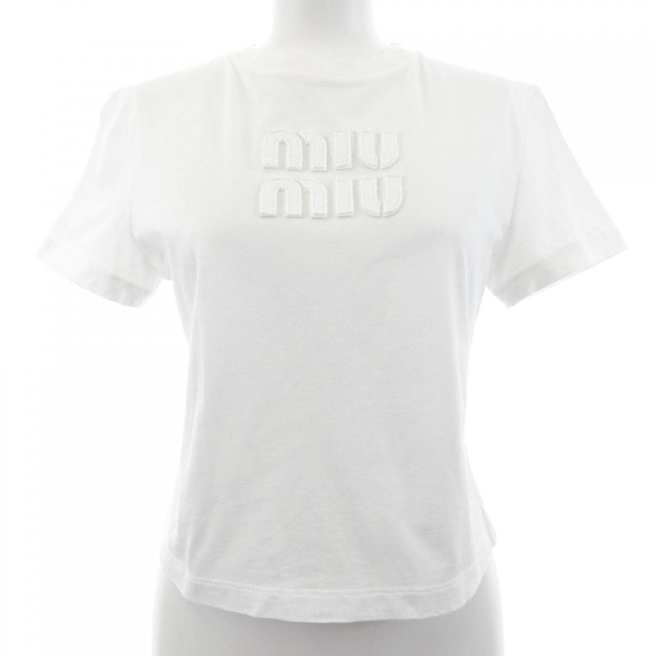 ミュウミュウ MIU MIU コットンジャージー MJN483 S232 1YXT Tシャツ