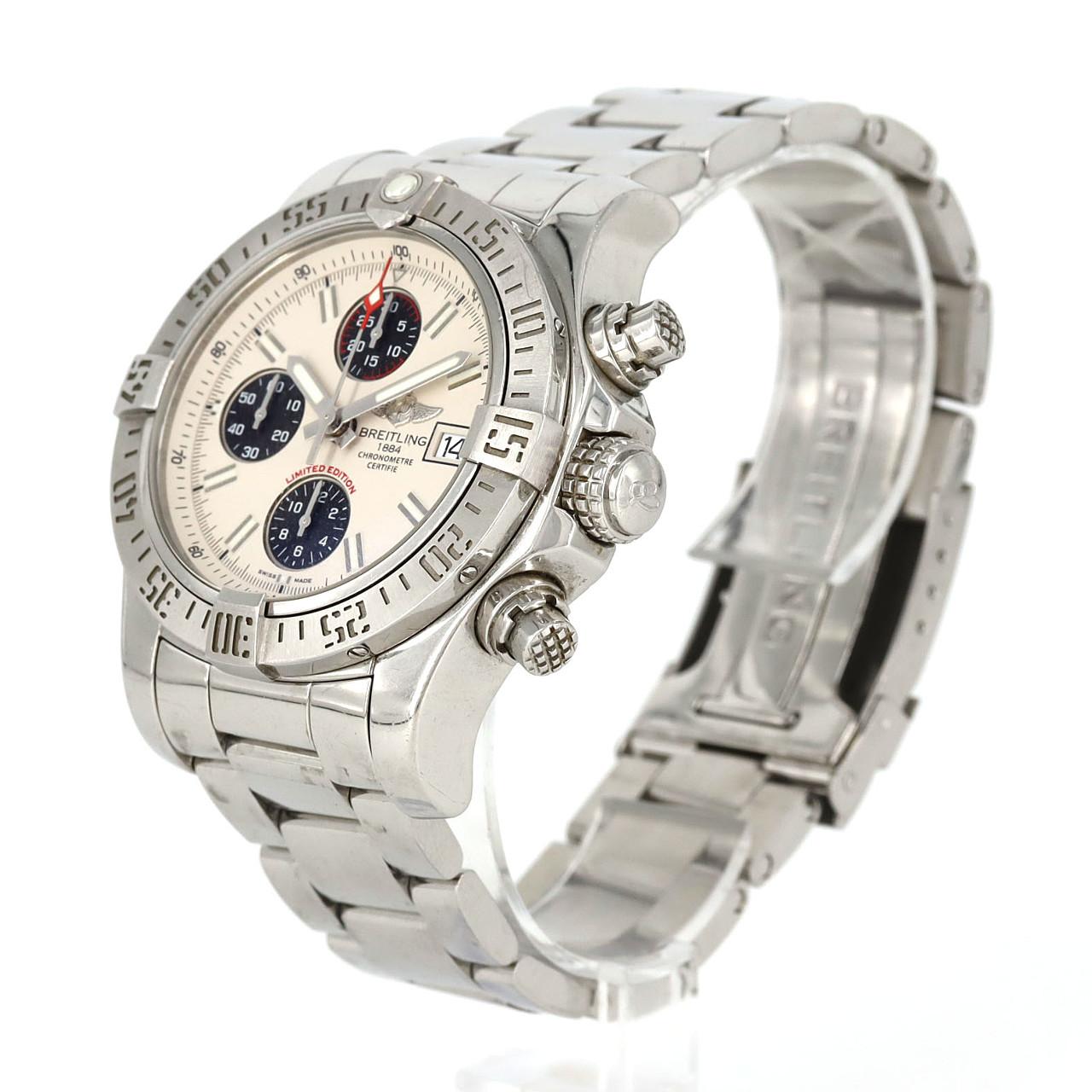 ブライトリング アベンジャーⅡシルバーグレイ JAPAN LIMITED A13381/A339GJAPSS SS 自動巻