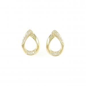 K18YG ダイヤモンド ピアス 0.10CT