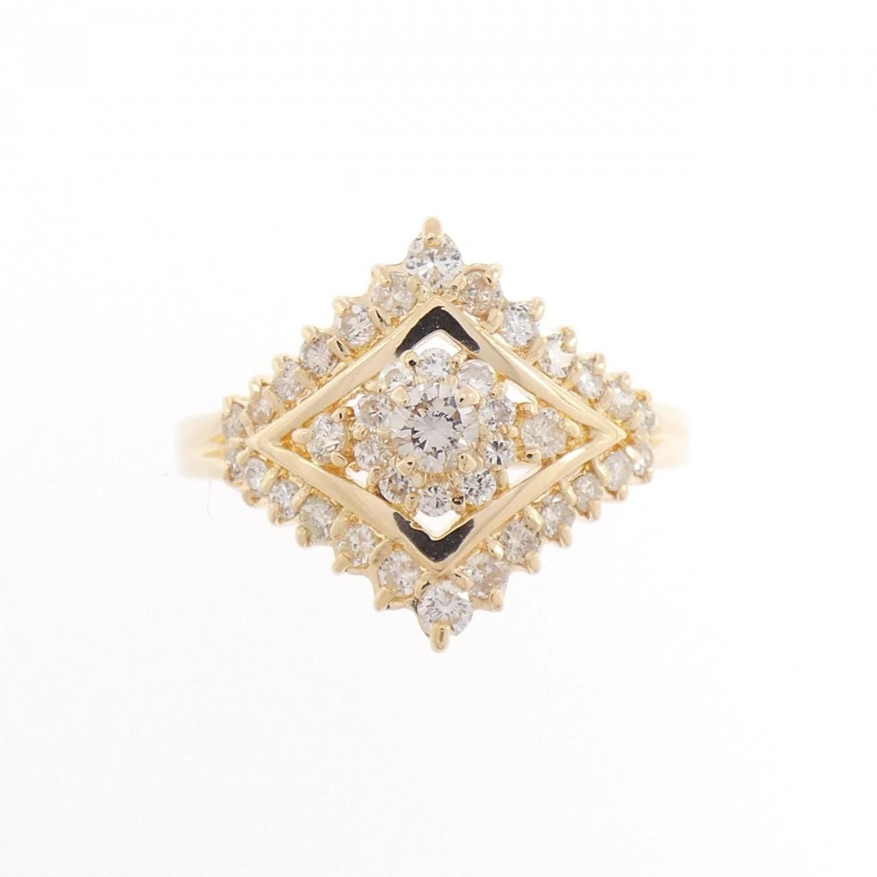 K18YG ダイヤモンド リング 0.40CT