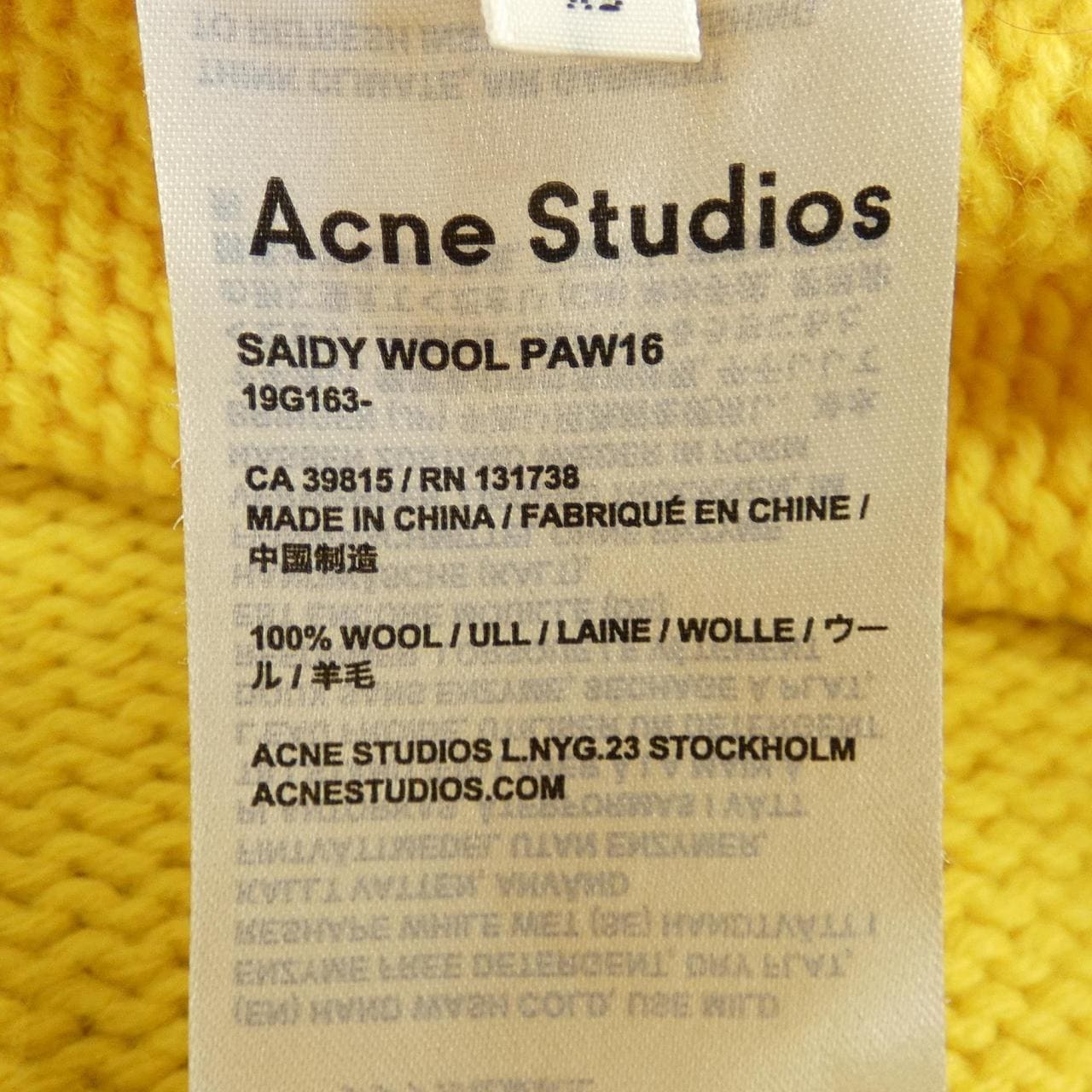 ACNE STUDIOS Knit