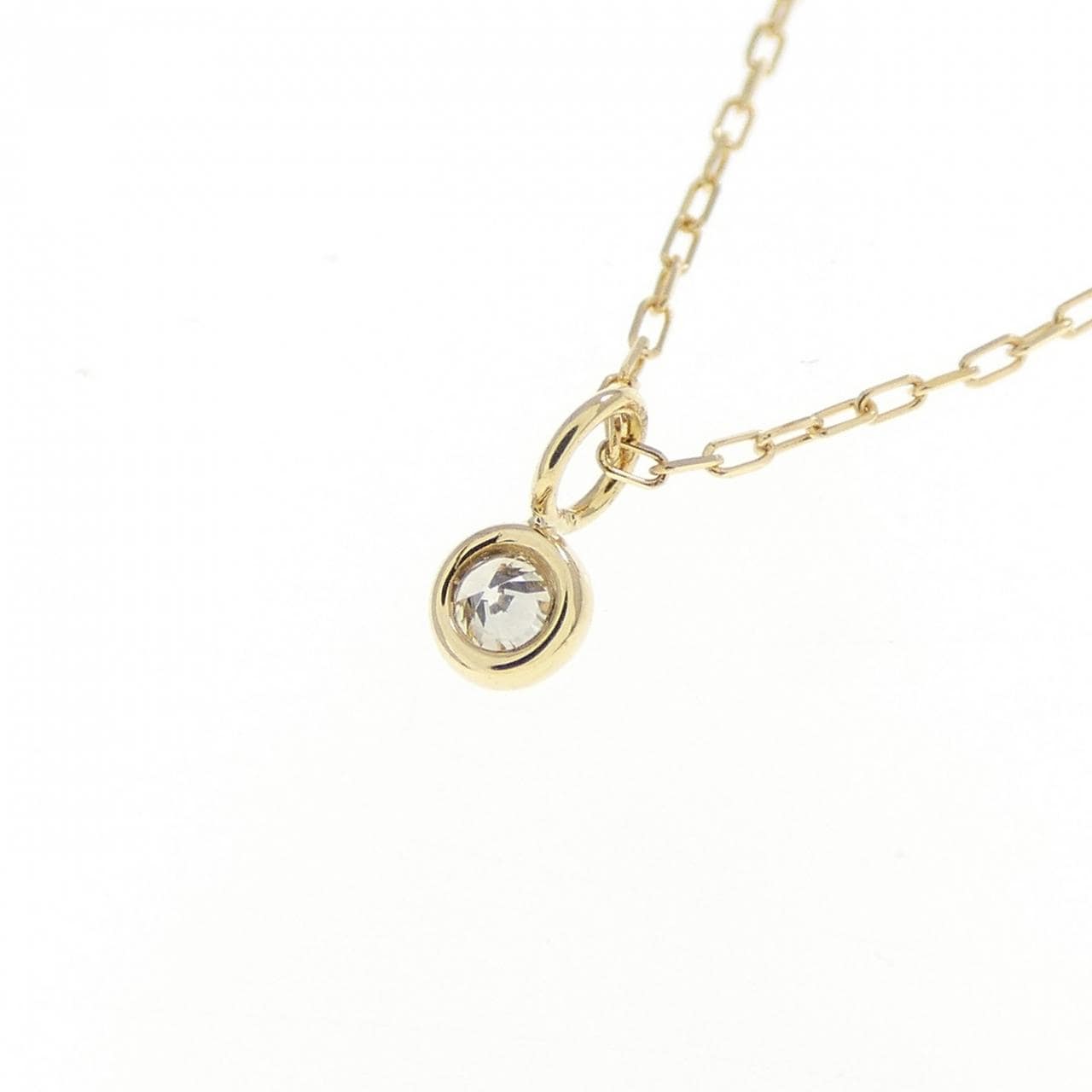 K18YG ダイヤモンド ネックレス 0.02CT