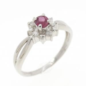PT900 ルビー リング