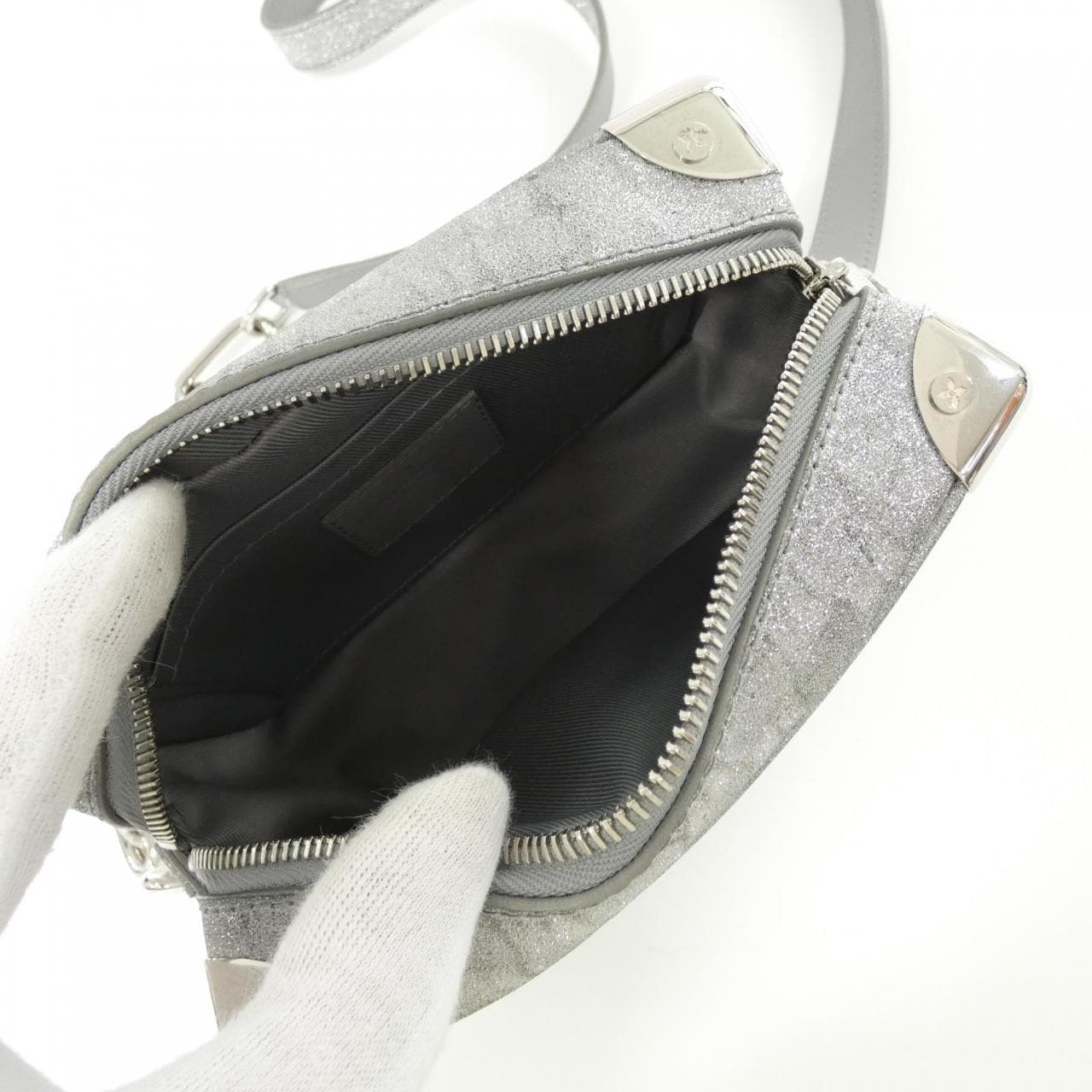 LOUIS VUITTON Damier Glitter 迷你 Soft Trunk M59726 單肩包