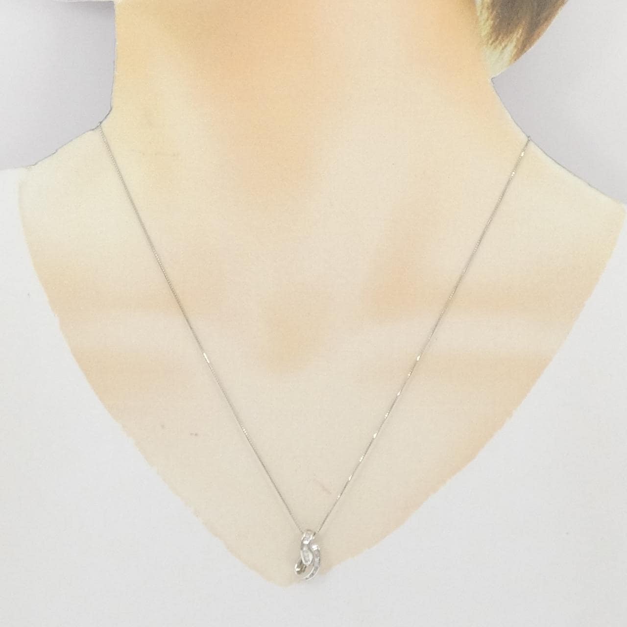 PT900/PT850 ダイヤモンド ネックレス 0.30CT