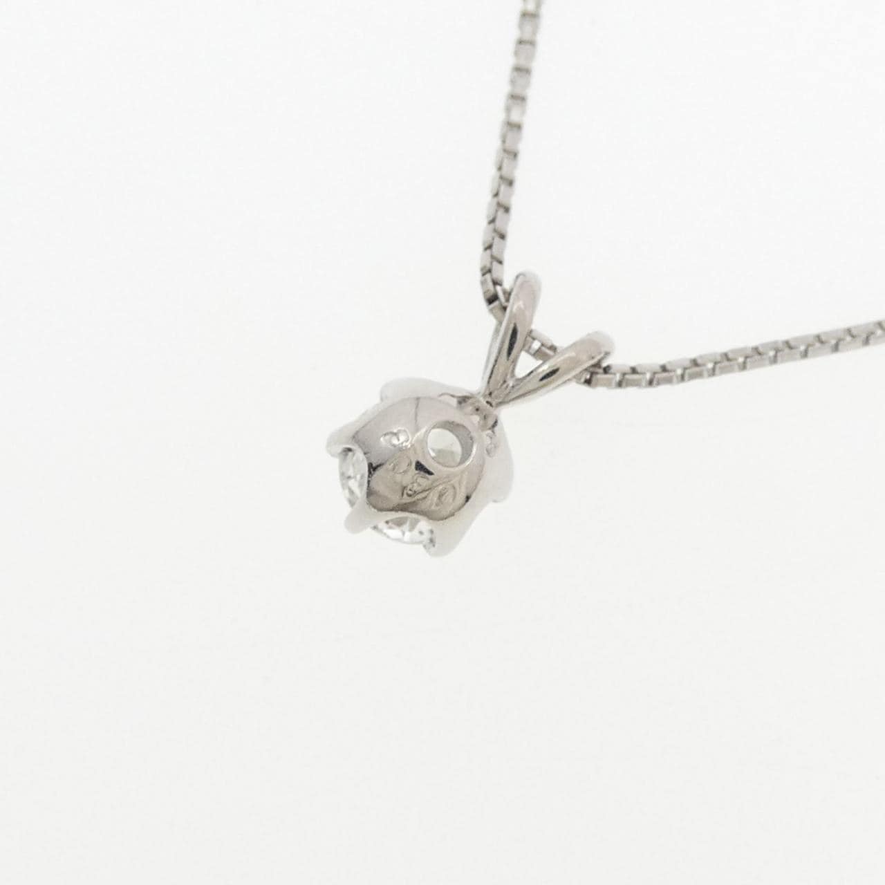 PT/PT850 ソリティア ダイヤモンド ネックレス 0.303CT