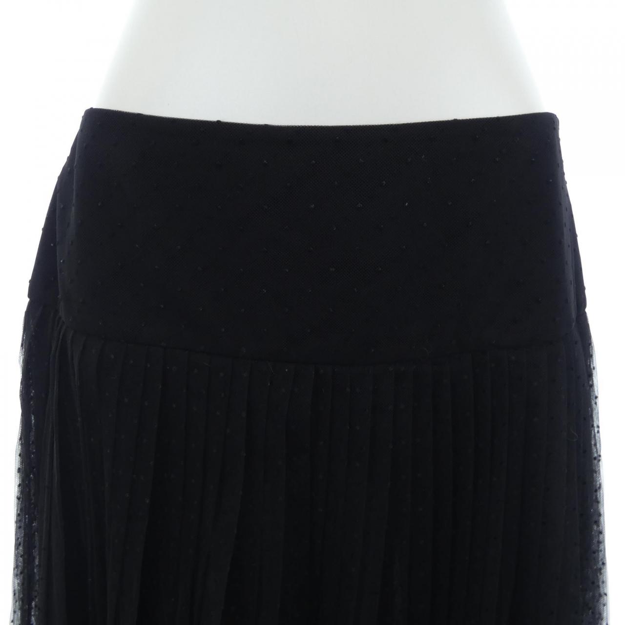 クリスチャンディオール CHRISTIAN DIOR プリーツ ミディスカート プリュムティ チュール 841J50A8810 スカート