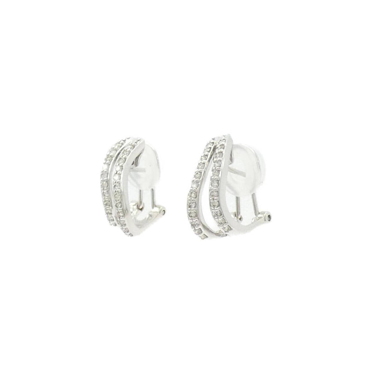 K18WG ダイヤモンド ピアス/イヤリング 0.50CT