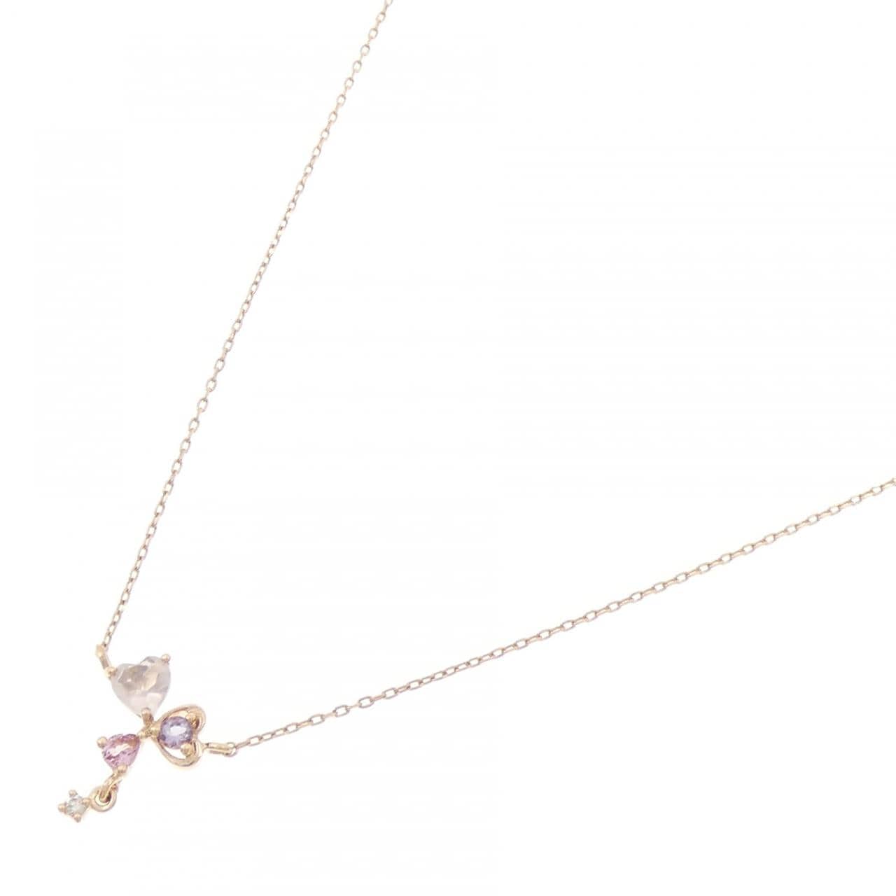 4゜C カラーストーン ネックレス