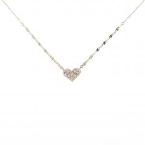 K10YG ハート ダイヤモンド ネックレス 0.04CT