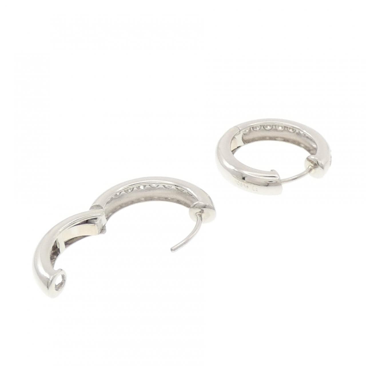 PT900 ダイヤモンド ピアス 0.45CT