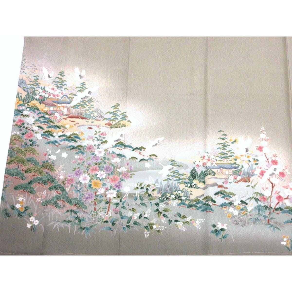 【未使用品】色留袖　仲野雅峰　丸に橘