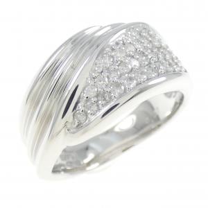 K18WG ダイヤモンド リング 0.31CT