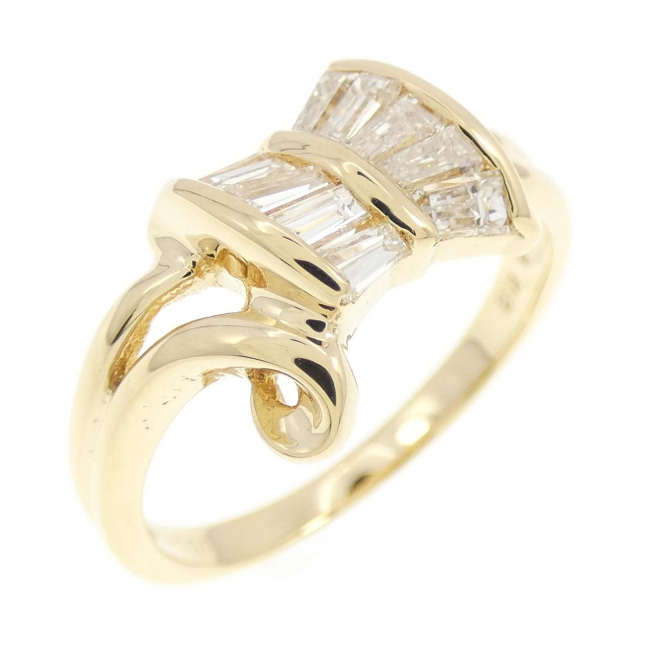 K18YG ダイヤモンド リング 0.50CT