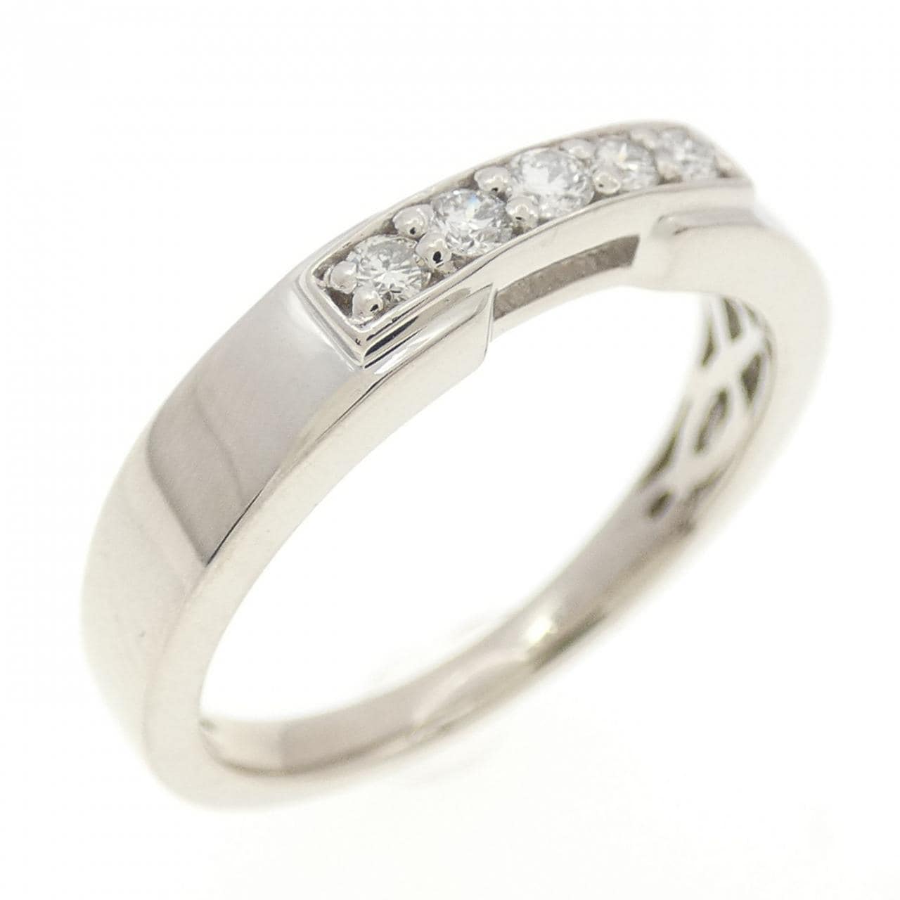 純PT ダイヤモンド リング 0.13CT