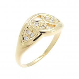 K18YG ダイヤモンド リング 0.11CT