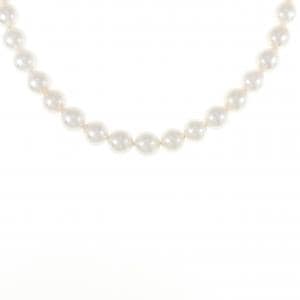 [BRAND NEW] Silver clasp Akoya pearl necklace 6.5-7mm