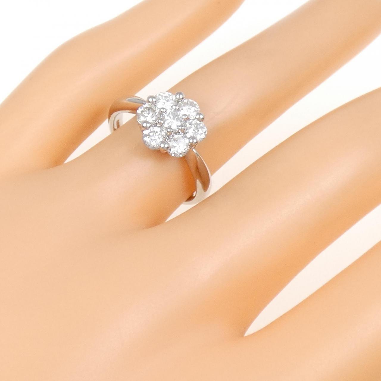 PT フラワー ダイヤモンド リング 1.00CT