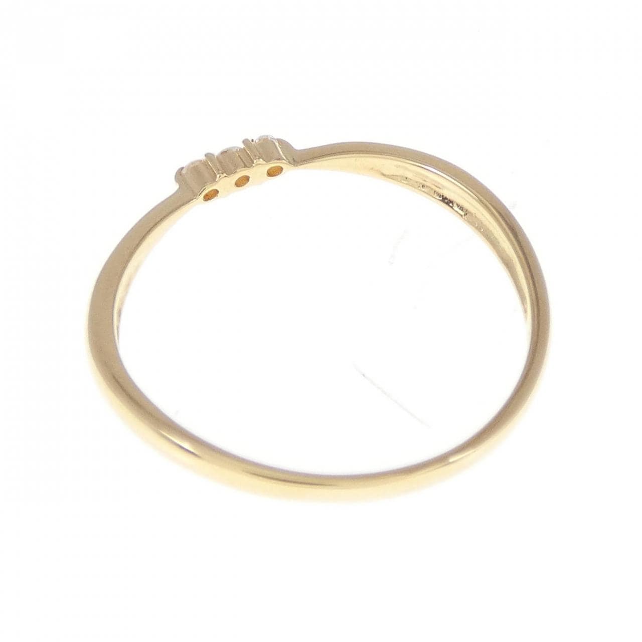 K18YG ダイヤモンド リング 0.03CT
