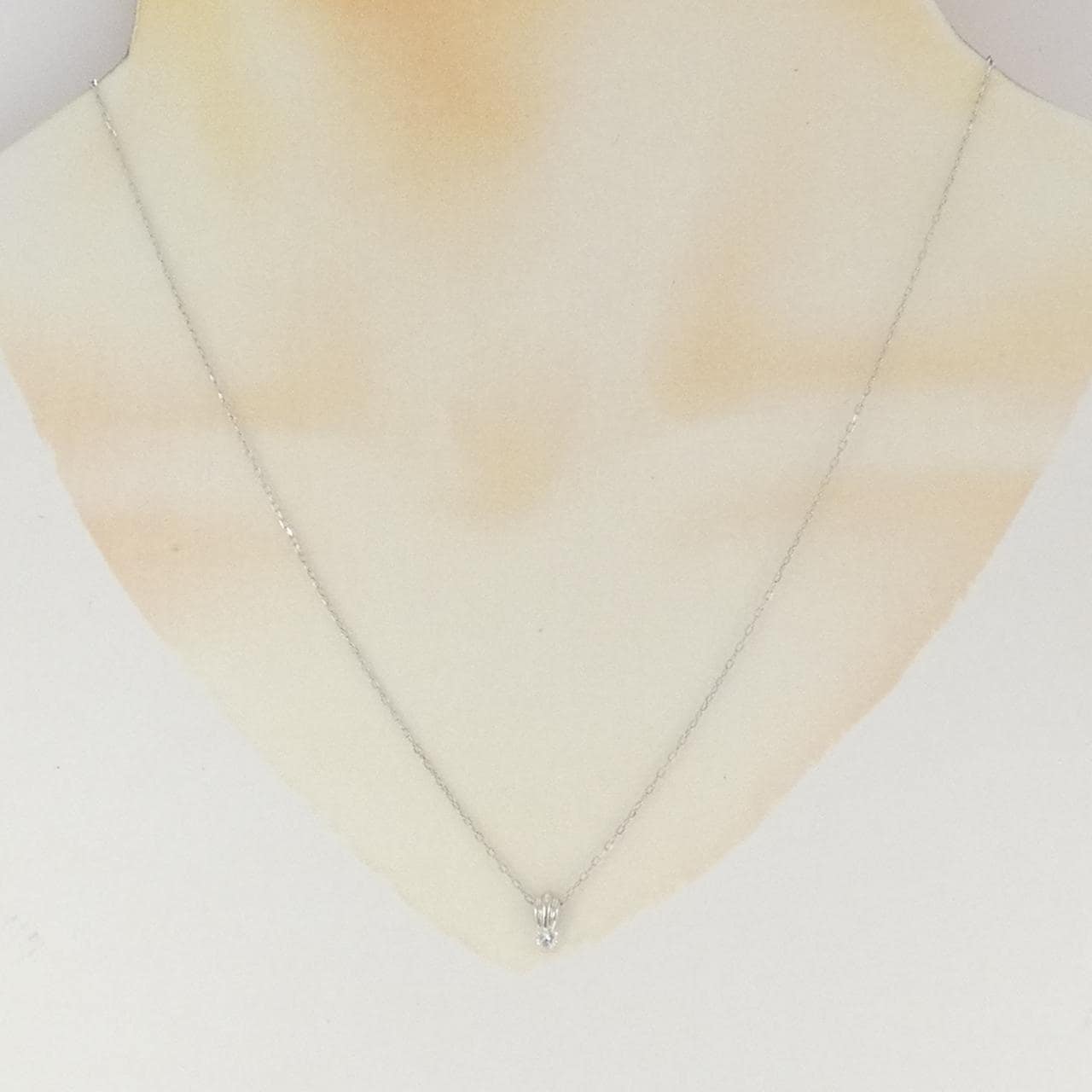 PT900/PT850 ダイヤモンド ネックレス 0.089CT