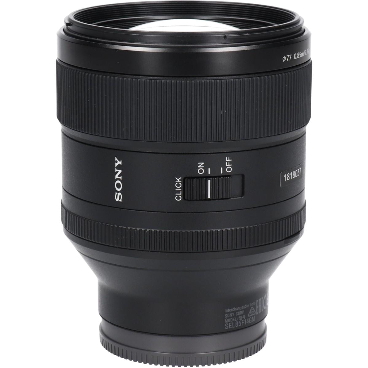 ＦＥ８５ｍｍ　Ｆ１．４ＧＭ（ＳＥＬ８５Ｆ１４ＧＭ）