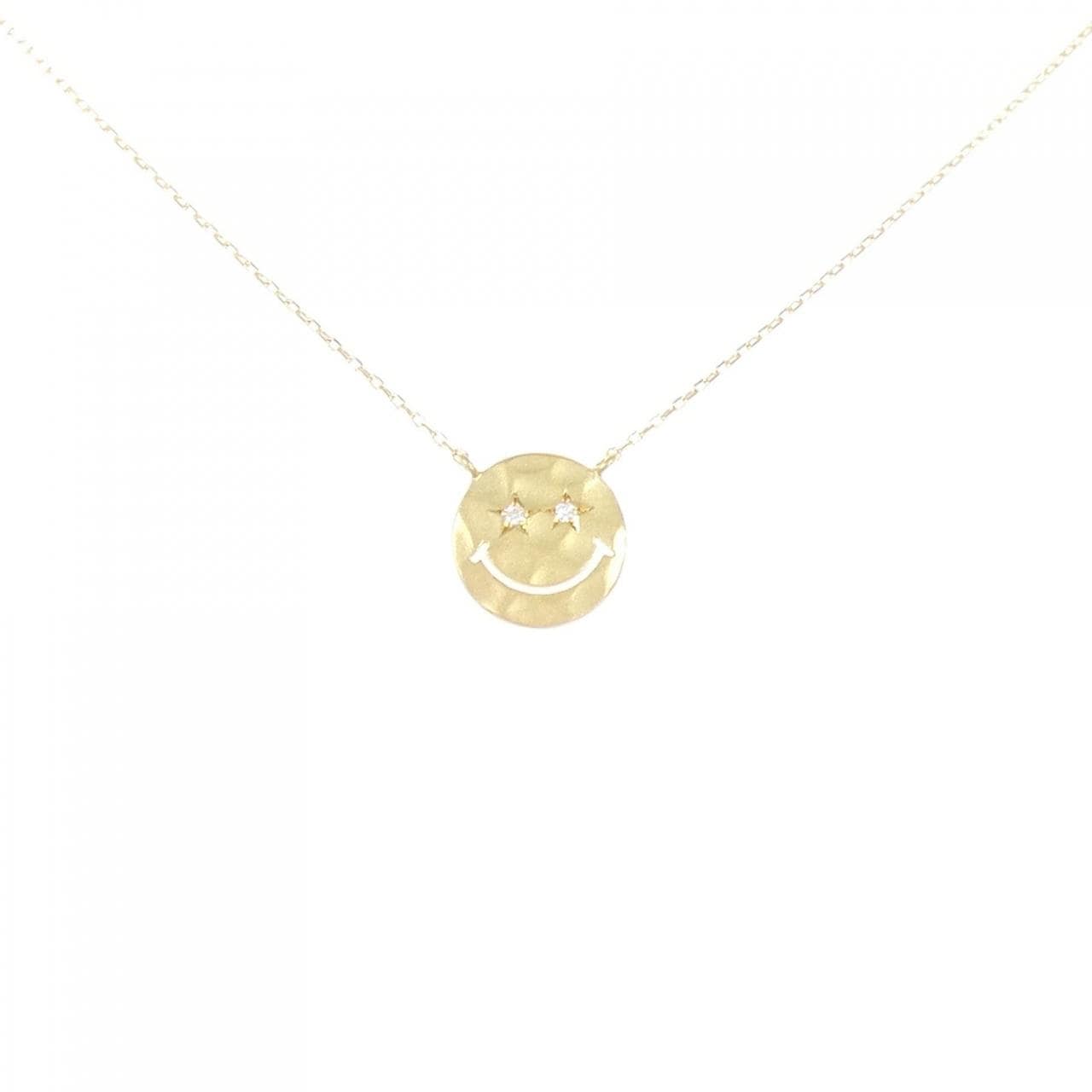 スタージュエリー スマイル ダイヤモンド ネックレス 0.01CT