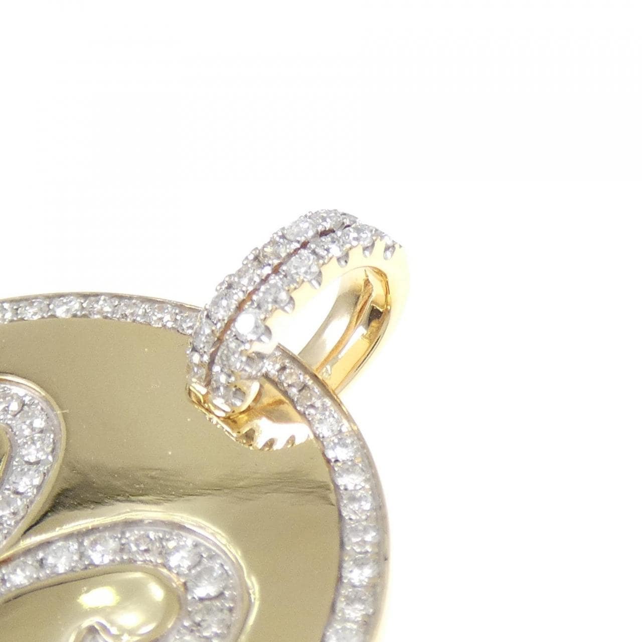 750YG 牡羊座 ダイヤモンド ペンダント