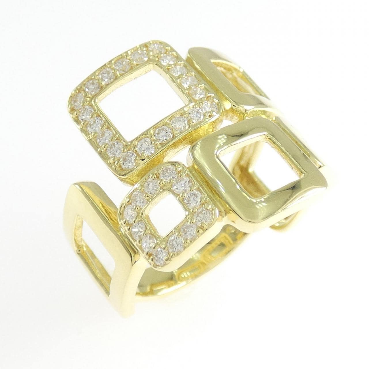 K18YG ダイヤモンド リング 0.33CT