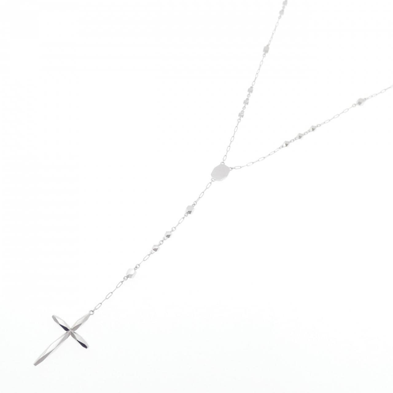 ルジアダ K18WG クロス ネックレス