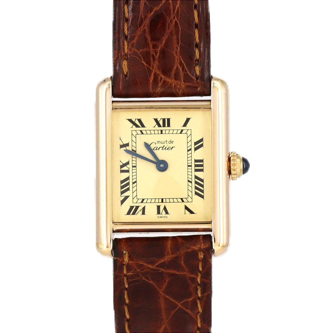 カルティエ マストタンクSM GP GP クォーツ