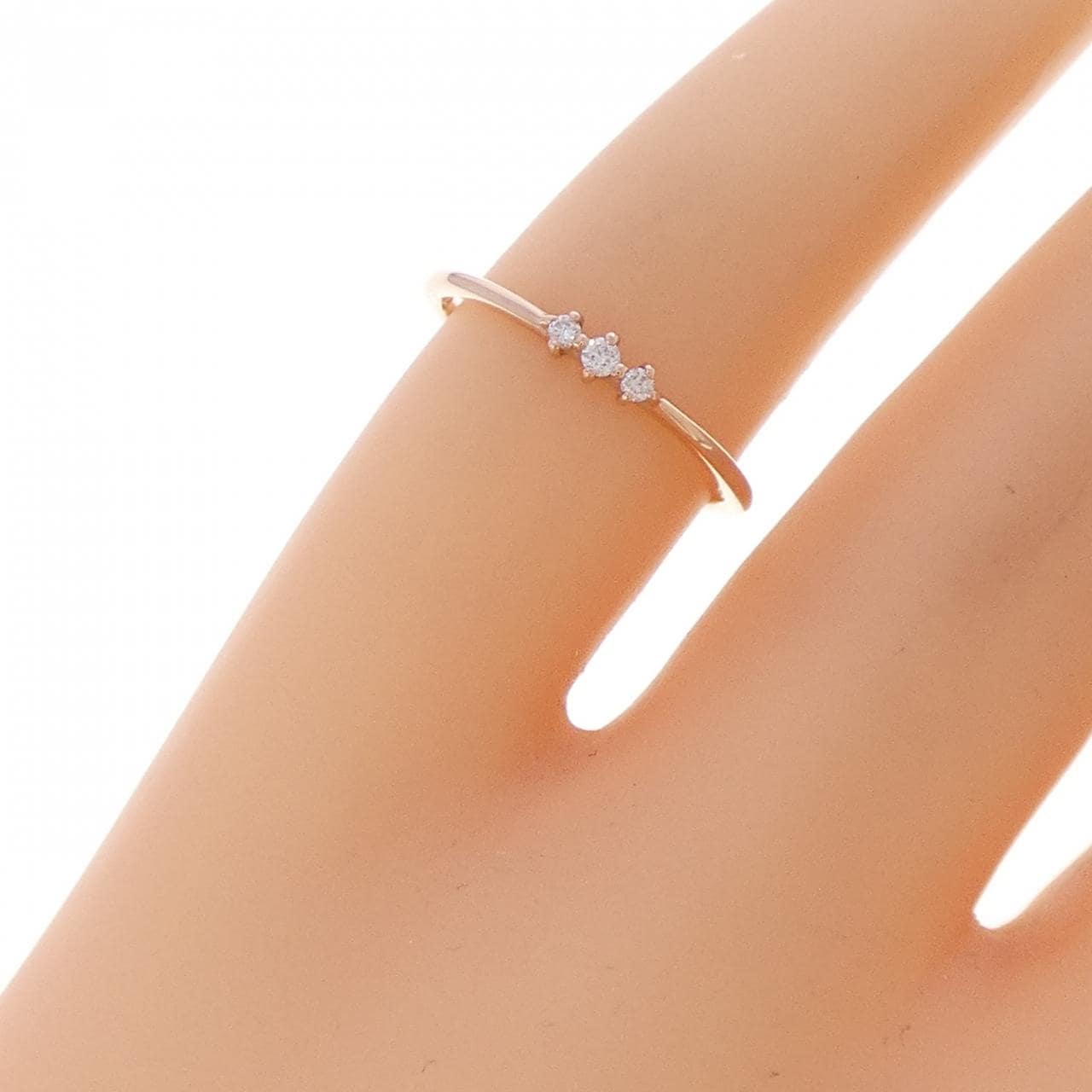 エテ ダイヤモンド ピンキーリング 0.02CT