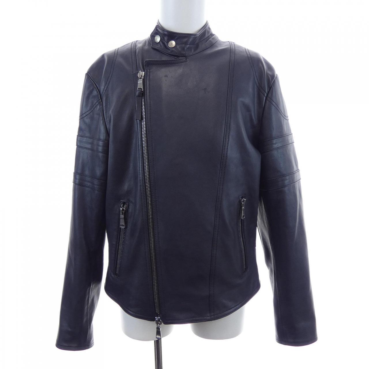 グッチ GUCCI 497397-XG549 レザーライダースジャケット