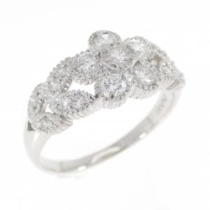 PT900 フラワー ダイヤモンド リング 0.51CT