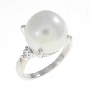 PT900 白蝶パール リング 11.4mm