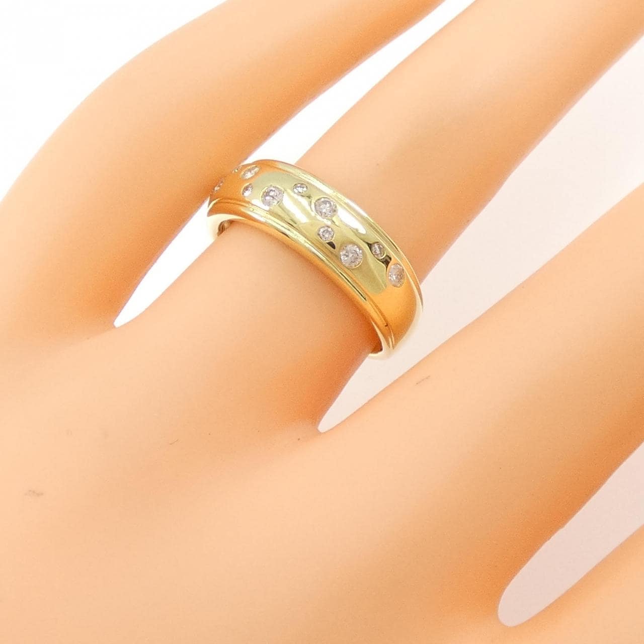 K18YG ダイヤモンド リング 0.20CT
