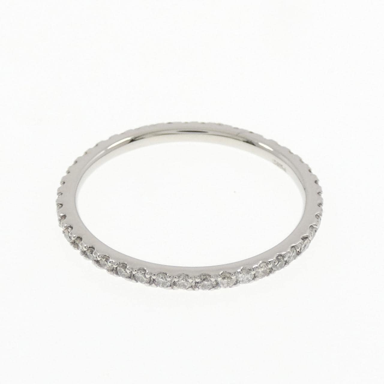 PT950 全鑽石永恆戒指，0.34克拉