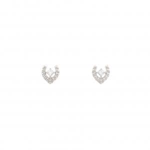 PT900 ダイヤモンド ピアス 0.02CT
