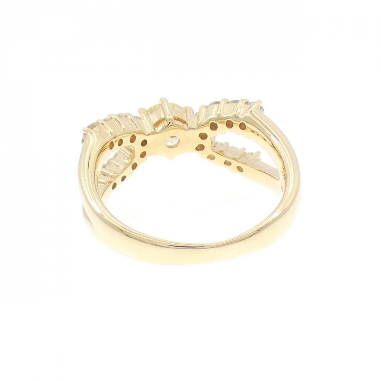 K18YG ダイヤモンド リング 0.538CT