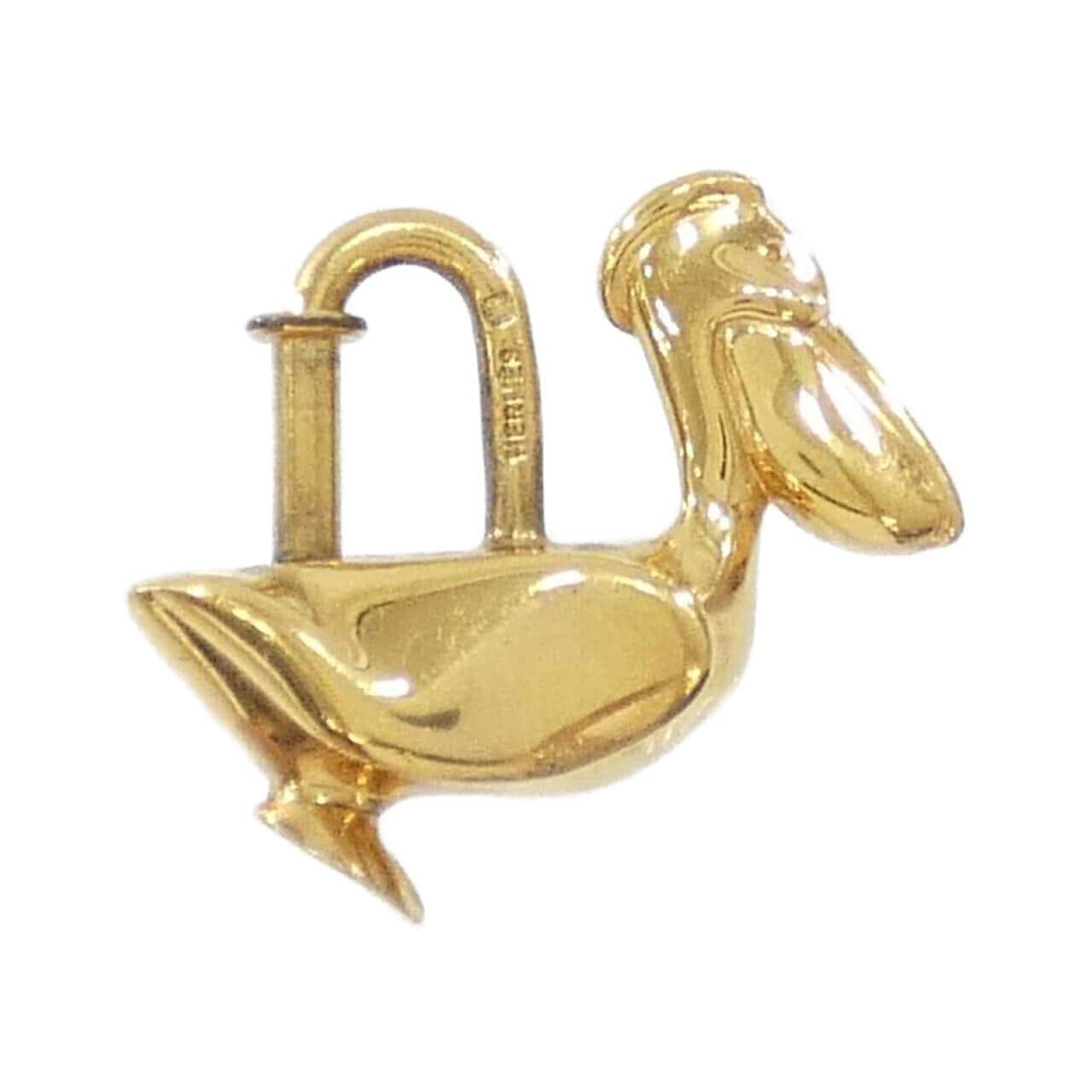 【ヴィンテージ】エルメス PELICAN カデナ キーホルダー
