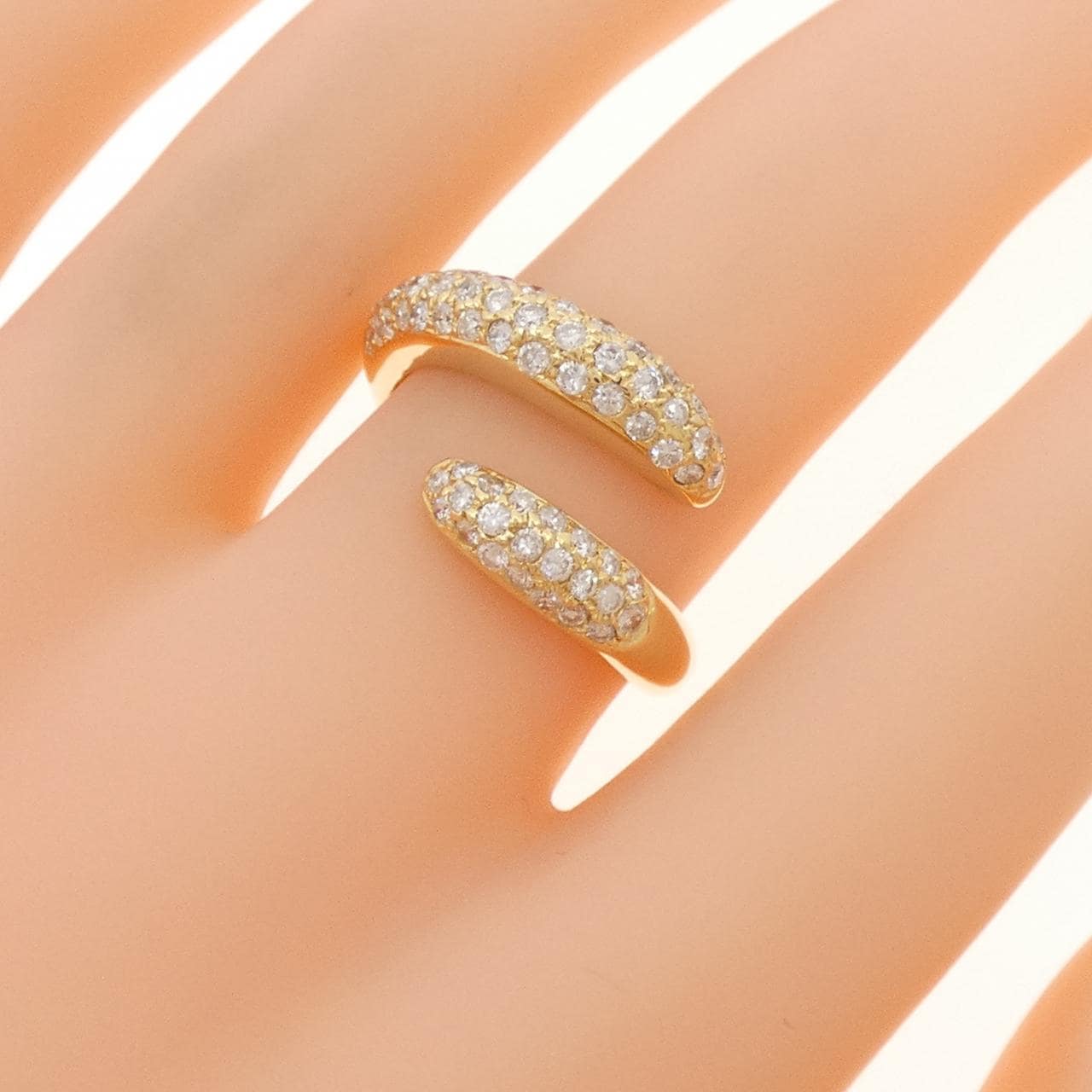 K18YG ダイヤモンド リング 1.50CT