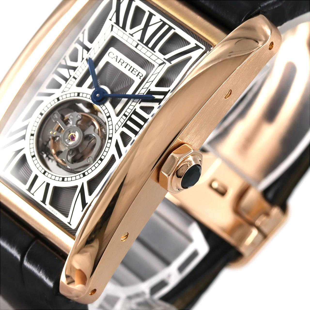 カルティエ タンクアメリカンフライングトゥールビヨンXL PG W2620008 PG･RG 手巻